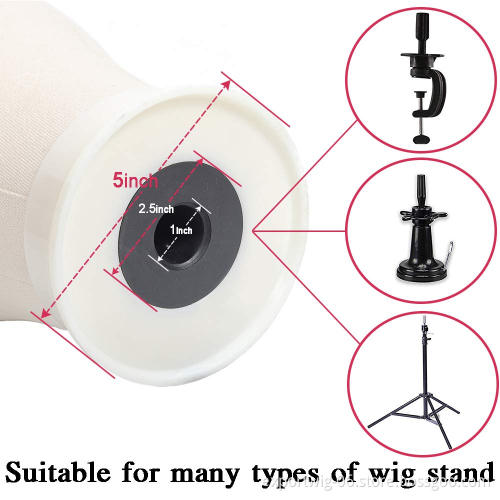 Wig Head Cork Canvas Block  Mannequin Head  Blocks For Wigs Making Weft Wig Display Style Styling Manikin  Durable and Sturdy